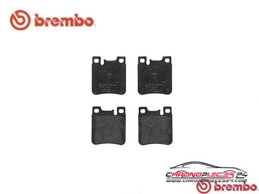 Achat de BREMBO P 50 017 Kit de plaquettes de frein, frein à disque pas chères