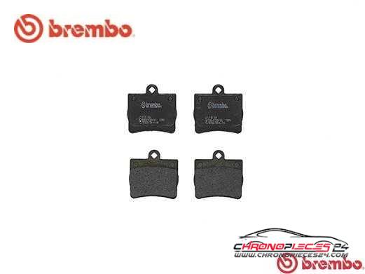 Achat de BREMBO P 50 024 Kit de plaquettes de frein, frein à disque pas chères