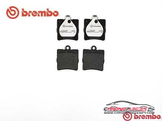 Achat de BREMBO P 50 025 Kit de plaquettes de frein, frein à disque pas chères