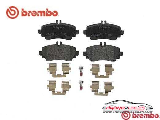 Achat de BREMBO P 50 035 Kit de plaquettes de frein, frein à disque pas chères