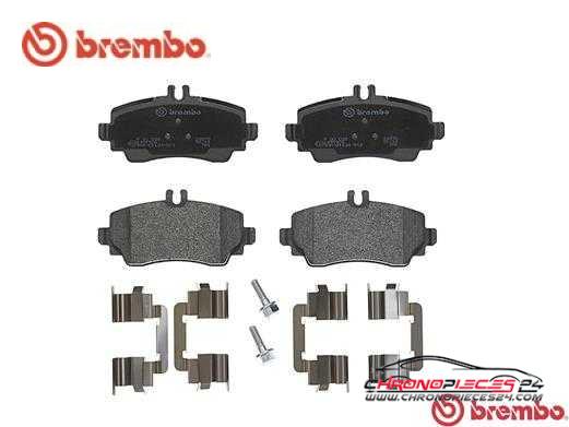 Achat de BREMBO P 50 036 Kit de plaquettes de frein, frein à disque pas chères