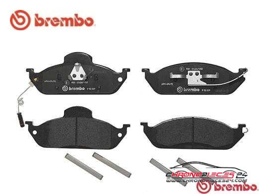 Achat de BREMBO P 50 039 Kit de plaquettes de frein, frein à disque pas chères