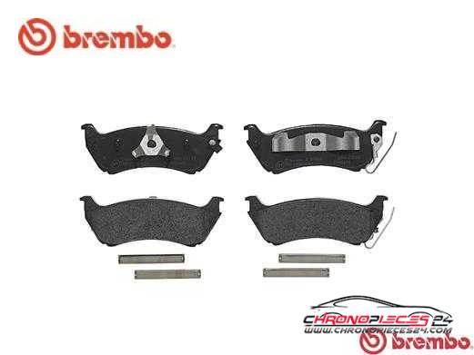 Achat de BREMBO P 50 040 Kit de plaquettes de frein, frein à disque pas chères