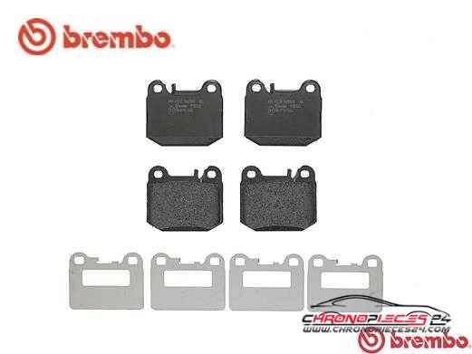 Achat de BREMBO P 50 043 Kit de plaquettes de frein, frein à disque pas chères