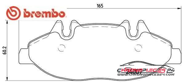 Achat de BREMBO P 50 050 Kit de plaquettes de frein, frein à disque pas chères