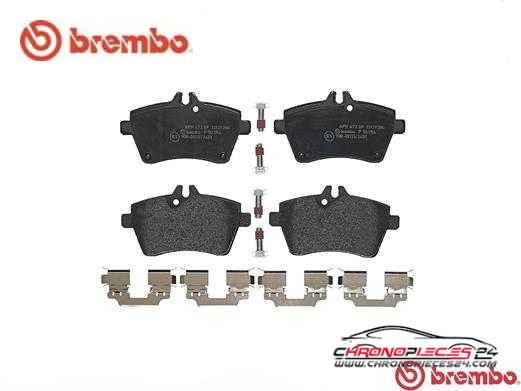 Achat de BREMBO P 50 054 Kit de plaquettes de frein, frein à disque pas chères