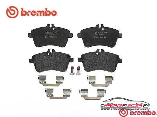 Achat de BREMBO P 50 057 Kit de plaquettes de frein, frein à disque pas chères