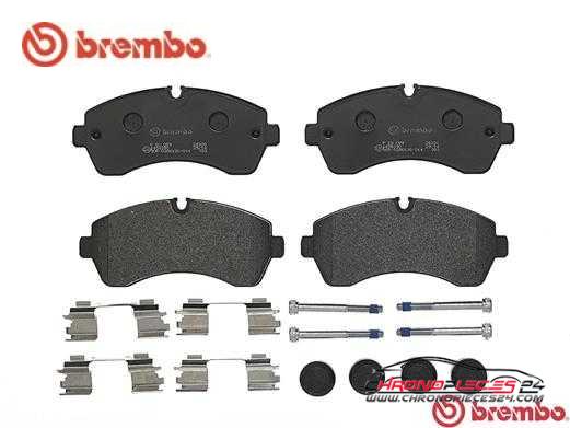 Achat de BREMBO P 50 059 Kit de plaquettes de frein, frein à disque pas chères