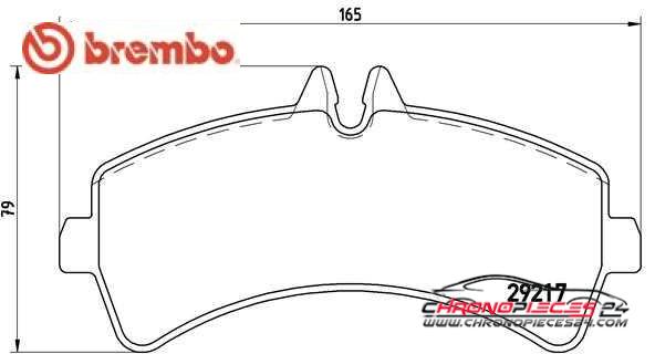 Achat de BREMBO P 50 060 Kit de plaquettes de frein, frein à disque pas chères