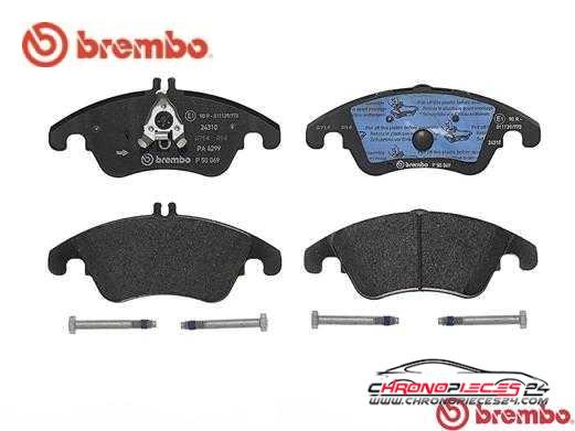 Achat de BREMBO P 50 069 Kit de plaquettes de frein, frein à disque pas chères