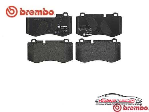 Achat de BREMBO P 50 074 Kit de plaquettes de frein, frein à disque pas chères