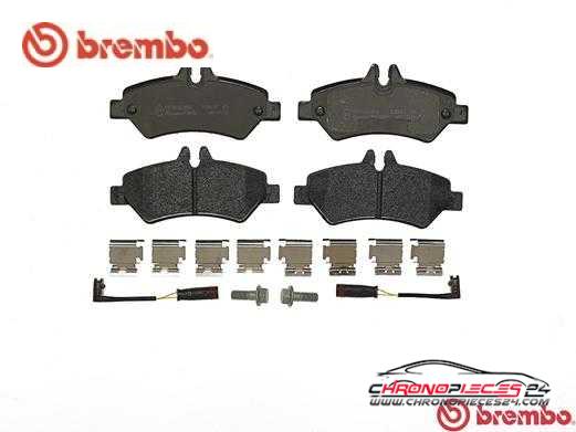 Achat de BREMBO P 50 084 Kit de plaquettes de frein, frein à disque pas chères