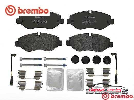 Achat de BREMBO P 50 085 Kit de plaquettes de frein, frein à disque pas chères