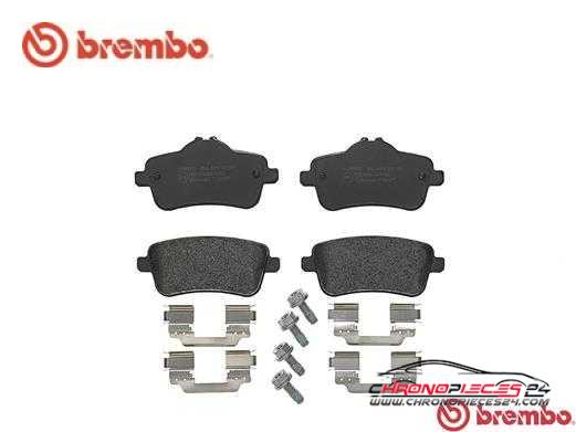 Achat de BREMBO P 50 099 Kit de plaquettes de frein, frein à disque pas chères