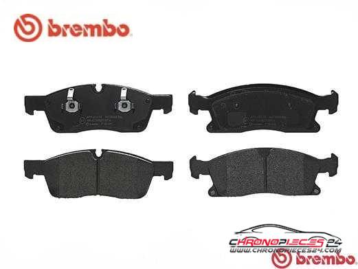 Achat de BREMBO P 50 109 Kit de plaquettes de frein, frein à disque pas chères