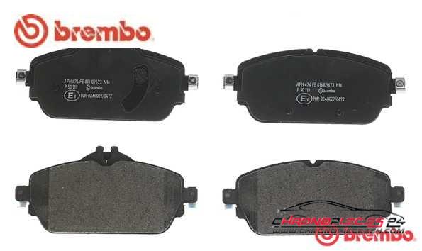 Achat de BREMBO P 50 119 Kit de plaquettes de frein, frein à disque pas chères