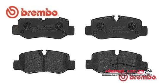 Achat de BREMBO P 50 126 Kit de plaquettes de frein, frein à disque pas chères