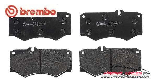 Achat de BREMBO P 50 134 Kit de plaquettes de frein, frein à disque pas chères