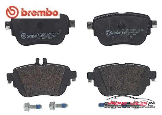 Achat de BREMBO P 50 136 Kit de plaquettes de frein, frein à disque pas chères