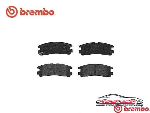 Achat de BREMBO P 54 012 Kit de plaquettes de frein, frein à disque pas chères