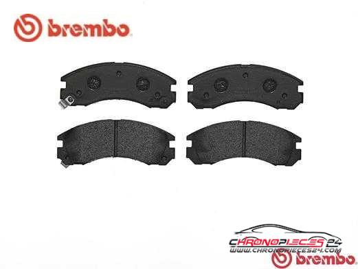 Achat de BREMBO P 54 017 Kit de plaquettes de frein, frein à disque pas chères