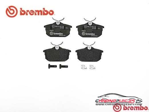 Achat de BREMBO P 54 023 Kit de plaquettes de frein, frein à disque pas chères