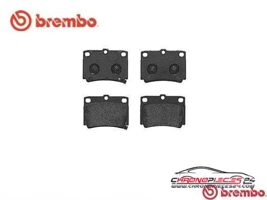 Achat de BREMBO P 54 026 Kit de plaquettes de frein, frein à disque pas chères