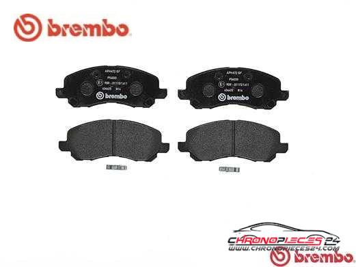 Achat de BREMBO P 54 030 Kit de plaquettes de frein, frein à disque pas chères