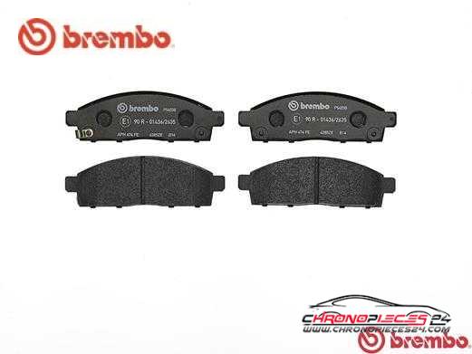 Achat de BREMBO P 54 038 Kit de plaquettes de frein, frein à disque pas chères