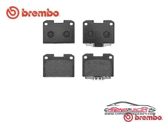 Achat de BREMBO P 54 048 Kit de plaquettes de frein, frein à disque pas chères