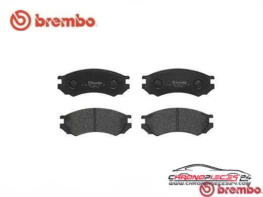 Achat de BREMBO P 56 023 Kit de plaquettes de frein, frein à disque pas chères