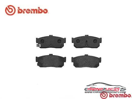 Achat de BREMBO P 56 029 Kit de plaquettes de frein, frein à disque pas chères