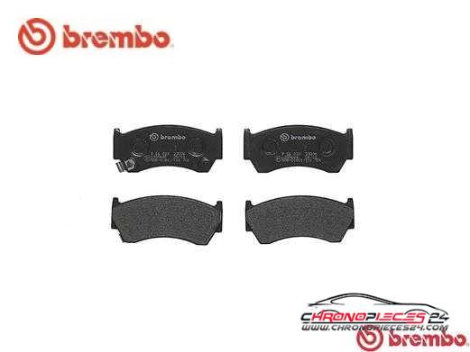 Achat de BREMBO P 56 033 Kit de plaquettes de frein, frein à disque pas chères