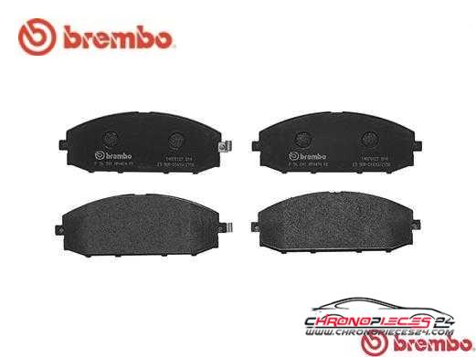 Achat de BREMBO P 56 041 Kit de plaquettes de frein, frein à disque pas chères