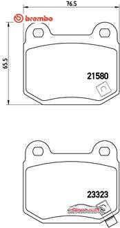 Achat de BREMBO P 56 048 Kit de plaquettes de frein, frein à disque pas chères