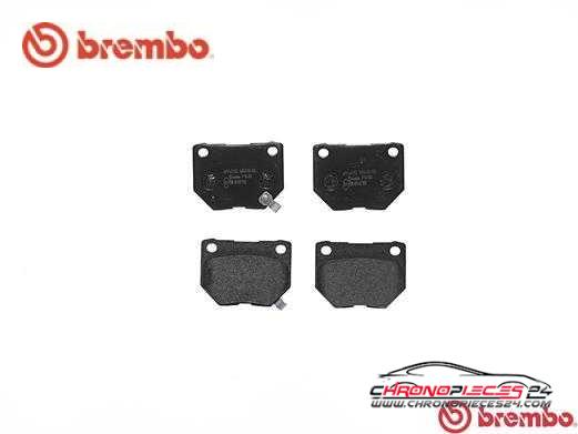 Achat de BREMBO P 56 054 Kit de plaquettes de frein, frein à disque pas chères