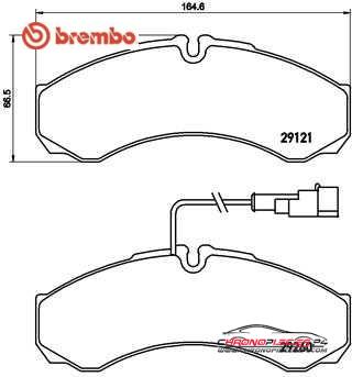 Achat de BREMBO P 56 069 Kit de plaquettes de frein, frein à disque pas chères