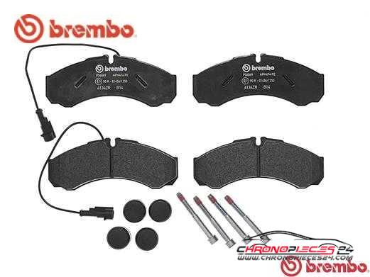 Achat de BREMBO P 56 069 Kit de plaquettes de frein, frein à disque pas chères