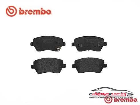 Achat de BREMBO P 56 086 Kit de plaquettes de frein, frein à disque pas chères