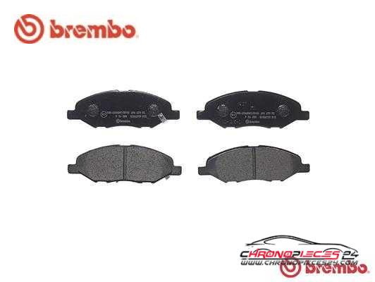 Achat de BREMBO P 56 088 Kit de plaquettes de frein, frein à disque pas chères