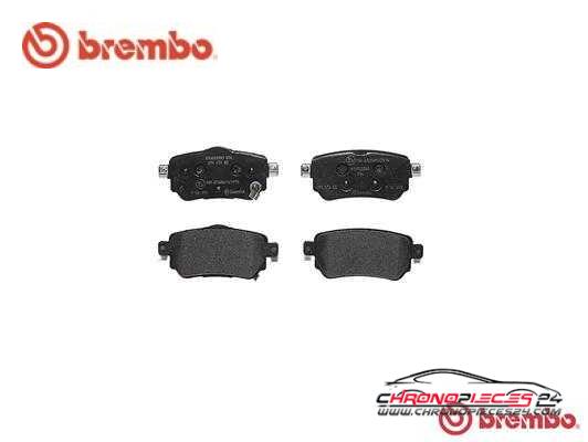 Achat de BREMBO P 56 098 Kit de plaquettes de frein, frein à disque pas chères