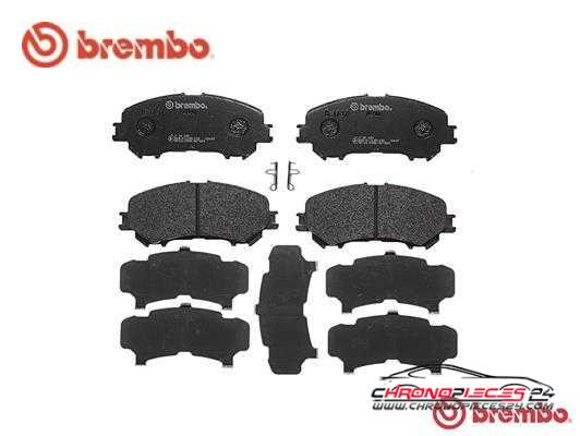 Achat de BREMBO P 56 099 Kit de plaquettes de frein, frein à disque pas chères