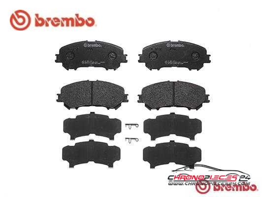 Achat de BREMBO P 56 100 Kit de plaquettes de frein, frein à disque pas chères