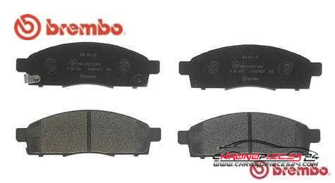 Achat de BREMBO P 56 102 Kit de plaquettes de frein, frein à disque pas chères