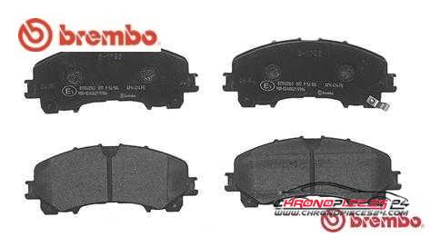 Achat de BREMBO P 56 106 Kit de plaquettes de frein, frein à disque pas chères