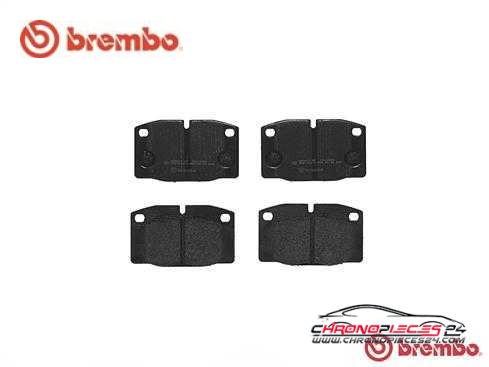 Achat de BREMBO P 59 005 Kit de plaquettes de frein, frein à disque pas chères