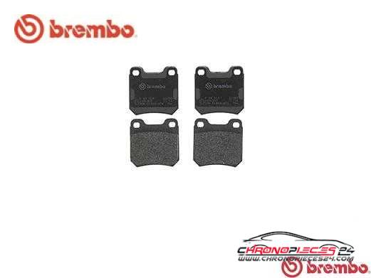 Achat de BREMBO P 59 014 Kit de plaquettes de frein, frein à disque pas chères