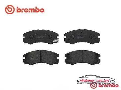 Achat de BREMBO P 59 020 Kit de plaquettes de frein, frein à disque pas chères