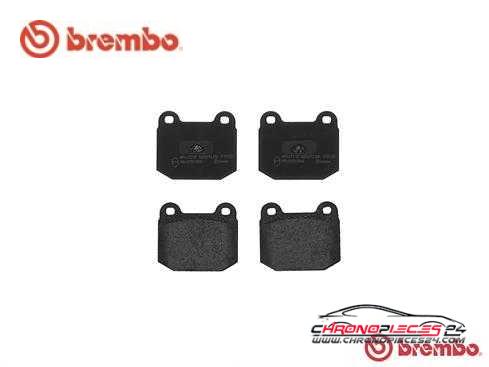 Achat de BREMBO P 59 025 Kit de plaquettes de frein, frein à disque pas chères