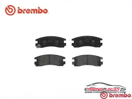 Achat de BREMBO P 59 027 Kit de plaquettes de frein, frein à disque pas chères